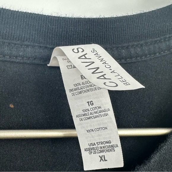 Kane Brown On Tour Bleach Dyed Splatter Short Sleeve Shirt Size XL - Picture 4 of 6